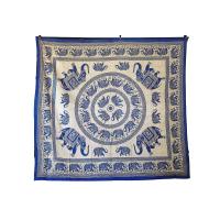 Pareo / Manta / Tapiz multiuso de 220 x 240 cm estilo mandala étnico indio pareo para picnic, playa y decoración de hogar - details 1
