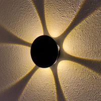 Lámpara De Pared LED Moderna MARPOU Para Exterior Iluminación Decorativa Para Pasillo Y Jardín Forma De Flor Y Estrella - details 2