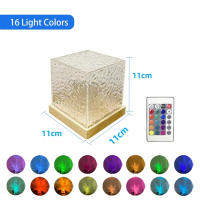 Proyector De Luz Nocturna Dinámico Con Ondas De Agua Y Llama Cristalina En 16 Colores Para Sala De Estar Estudio Dormitorio - details 6