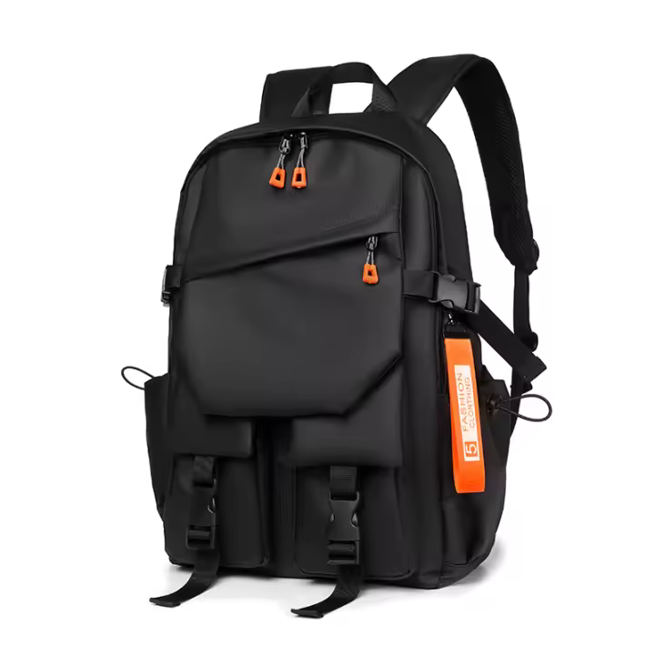 Mochila de lujo para hombre, bolsa para ordenador portátil de alta calidad, impermeable, de viaje, a la moda, 15,6 - 1