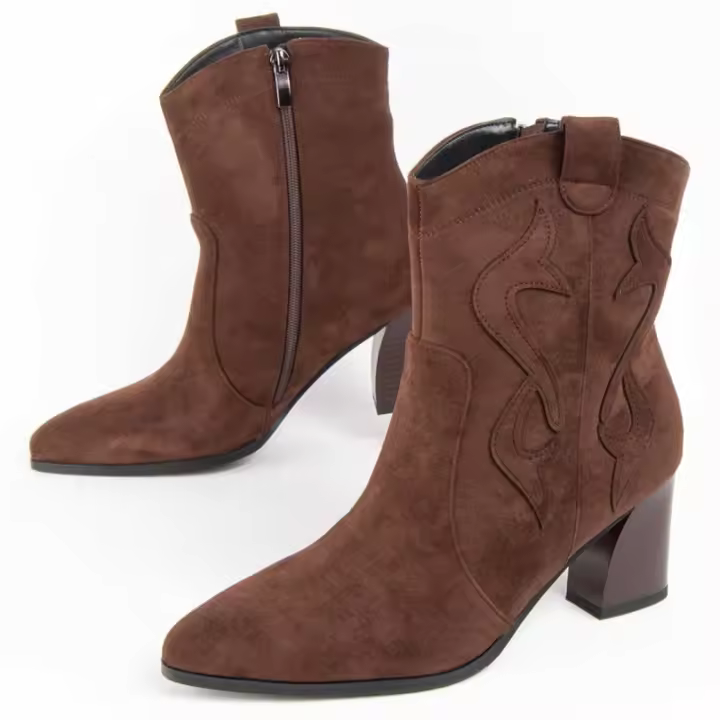 Botín De Tacón Para Mujer.  Montevita  Cacera  100944 - 1