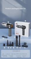 Cecodadi Aspirador de Mano, Accesorios de Interior, Limpieza del Coche, Sin Cable, Alta Potencia, Aspirador Soplado y Aspiración, Portátil, De Mano, Sin Cable Soplado y Aspiración, 3 Velocidades de Succión, 4 en 1 - details 2