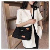 Nueva Bolso De Hombro Para Mujer Estilo Harajuku Diseñador Moda Tamaño Grande Capacidad Grande Estampado Solido Y Cuadros Bolso Transversal Para Estudiantes - details 2