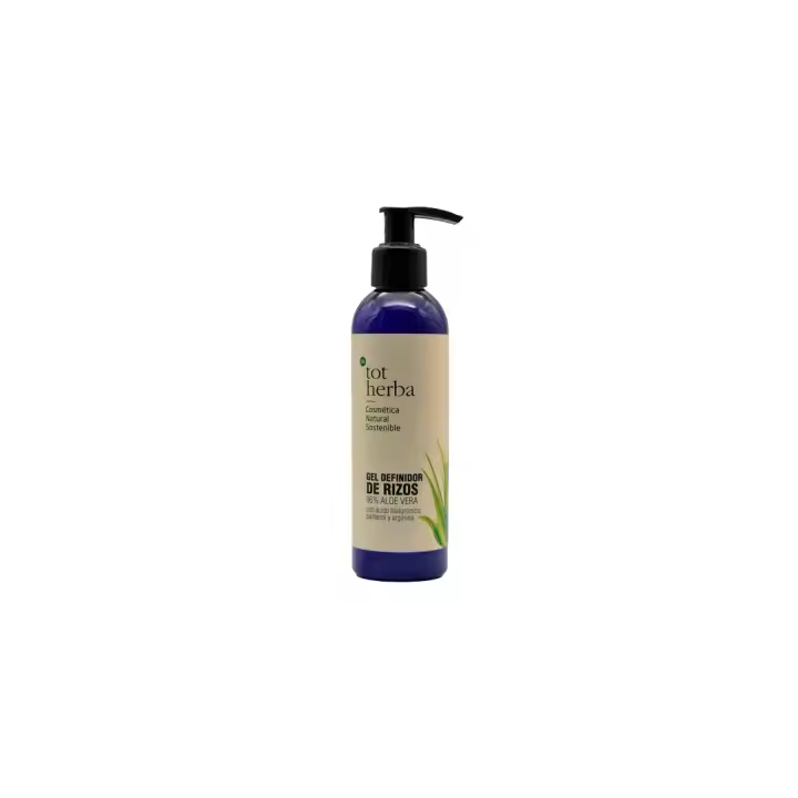 Gel definidor de rizos 96% aloe vera 200ml Tot Herba - 1