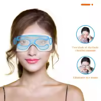 Masajeador De Ojos Inteligente 4D Con Vibración Y Calentamiento Cálido Bluetooth Gafas De Masaje Para Cuidado De Los Ojos Alivio De La Fatiga Y PrevenCIÓN De Arrugas - details 5