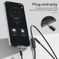 Endoscopio para iPhone, ILIHOME Cámara de Inspección con Lente de 5,5mm para, 2 Metros de Cable Semirrígido Boroscopio IP68 Impermeable 2 M - details 1