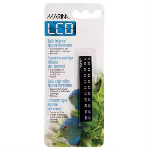 Termómetro LCD para acuarios Marina - 1