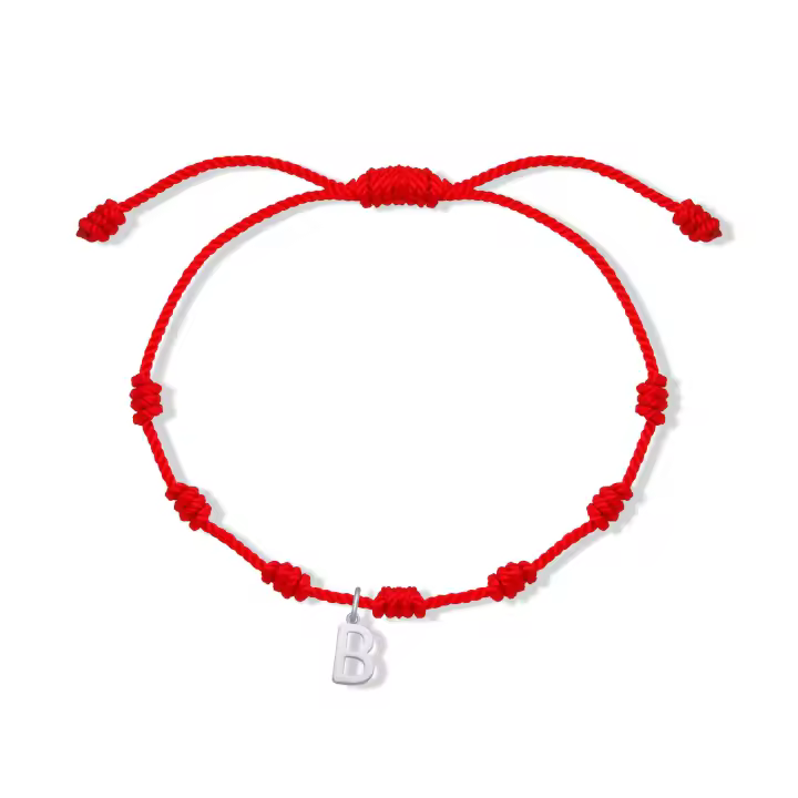 Pulsera Roja 7 Nudos Ajustable – Amuleto de Protección y Buena Suerte - San valentin - 1