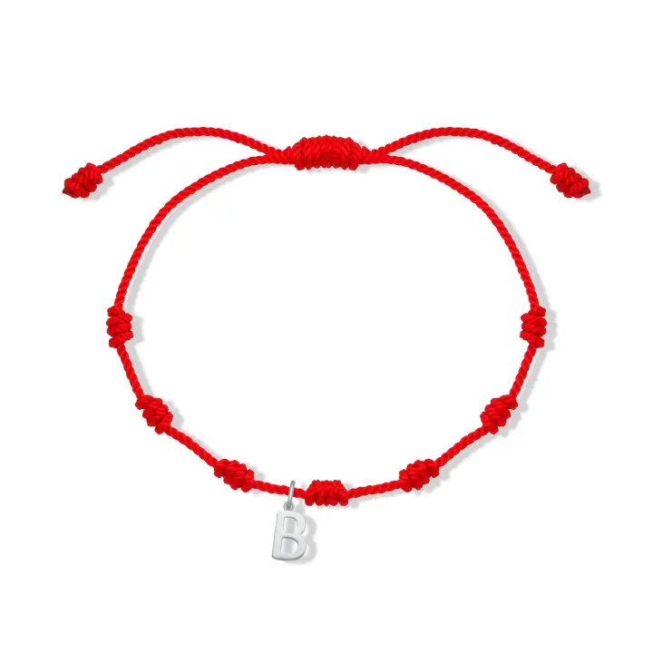 Pulsera Roja 7 Nudos Ajustable – Amuleto de Protección y Buena Suerte - San valentin - 1