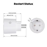 Enchufe Inteligente MOES Tuya Smart Matter Plug 16A Con Monitor De Energía Y Control Remoto Compatible Con Apple Home Google Home Alexa Smartthings - details 10