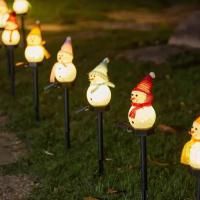 Luces Solares Para Jardín De Navidad En Forma De Payaso Decoración Exterior E Interior Luz LED Autónoma IP55 Para Ambientes Festivos - details 5