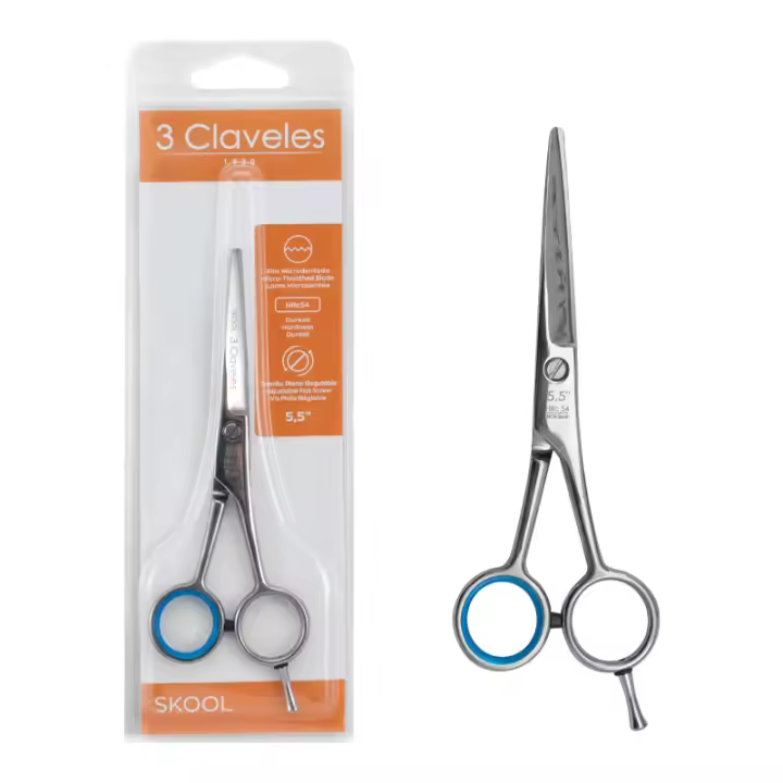 3 Claveles Tijera Peluqueria 3 Claveles Dureza Alta Corte Simétrico 5.5 - 1