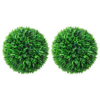 vidaXL Bolas de Boj Artificial Adorno Floral Planta Maceta Jardinera Dimensiones 20 cm (2 unidades),  15 cm (4 unidades),  30 cm (2 unidades) y mas - details 2