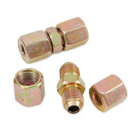 6pcs Conectores De Tubo De Freno 10mm X 1mm 2 Caminos Macho Hembra Nuts Unión De Línea De Freno Para Tubo De Freno 3/16" Fittings De Línea De Freno - details 7
