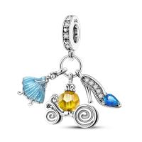 Nuevo Broche De Cámara De Vlog Princesa 925 Plata Con Encantos De Cabello Piedras Preciosas Zirconia Para Pulseras Originales Pandora Joyería DIY Regalo De Cumpleaños - details 21