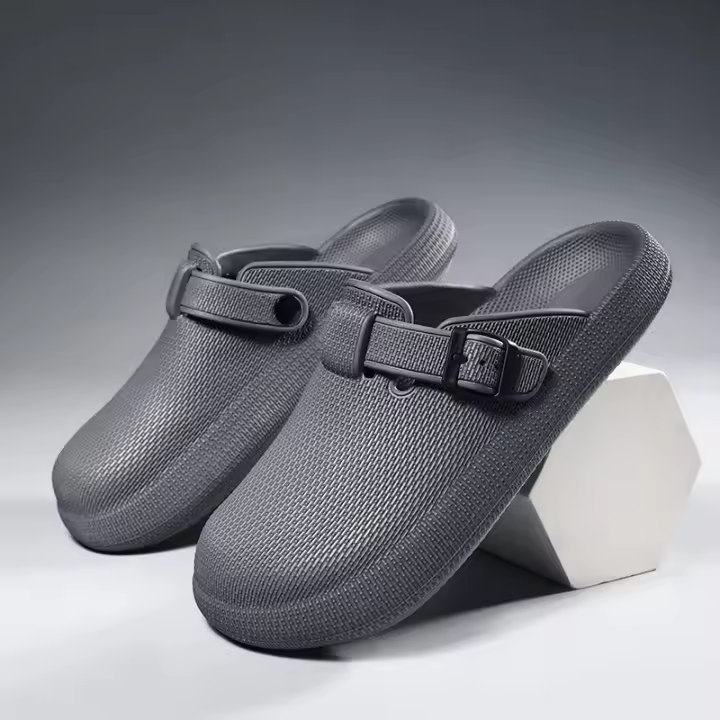 Zapatillas De Hombre EVA Ligera Y Transpirable Zapatillas De Playa Impermeables Y Antigolpes Para Exterior Clogs Pareja Sandalias Casuales Para Jardín - 1