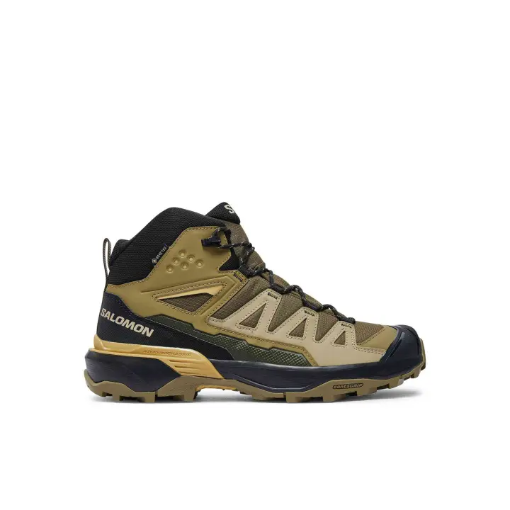 Calzado Outdoor marca Salomon modelo L47447700 para hombre en color verde - 1