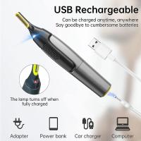 Afeitadora De Nariz Y Orejas Eléctrica Ultra Delgada Y Precisa Para Hombres Mini Portátil a Prueba De Agua Segura Y Limpia - details 13
