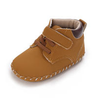 Zapatos Para Bebé 0-18 Meses Niño Y Niña Suéter De Cuero PU Suave Suela De Goma Antideslizante Zapatos Casuales Para Todoterreno - details 15