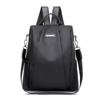 Mochila De Mujer Casual Sencilla De Color Sólido Bolso Escolar De Moda Gran Capacidad Adecuado Para Viajes Mochila De Hombro Para Dama Negro Caqui - details 13