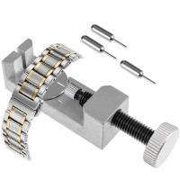 Kit De Herramientas Profesionales Para Reparación De Relojes Herramienta Extendible Para Cortar Y Remover Correas De Reloj Material De Acero Inoxidable Set De Soporte Para Montaje De Bandas - details 2