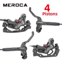 Freno De Disco Hidráulico Para Bicicleta MTB Con 4 Pistones Y Pastillas De Freno De Resina Compatible Con Rueda De 800/1400 - details 0