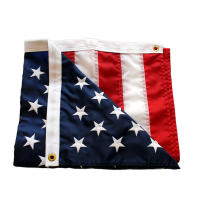 Bandera Estelar De Estrellas Y Pabellón Americano De Poliéster Con Encaje Decoración Patriótica Para Jardín Y Casa Resistente Al Clima Con Ganchos Para Palas Exterior - details 7