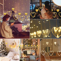 Luces De LED En Forma De Corazón Para Decoración De Habitaciones Boda Y Fiesta Operadas Por Pilas Guirnalda Fairy Para Valentine's Day - details 9