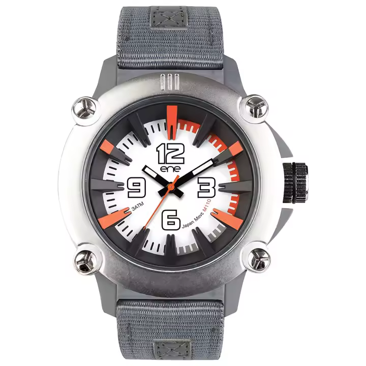 eNe Reloj Analógico para Hombre de Cuarzo con Correa en Nailon 640018118 - 1