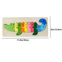 Rompecabezas De Madera Para Niños Con Temas De Dinosaurio Animal Y Tráfico Juguete De Puzzle Ideal Para Niños Y Niñas Regalo Ideal Adecuado Para Edad 3-6 Años - details 7