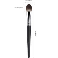 Cepillo De Maquillaje Para Rubor Pequeño Y Preciso De Pelo Sintético Mano De Madera Uso Con Polvo Blush Crema Y Líquido Herramienta De Maquillaje En Forma De Corazón Y Durazno - details 0