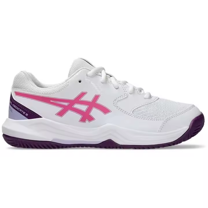 Zapatillas de Padel Asics Gel-Dedicate 8 Padel Gs para niñas en color blanco - 1