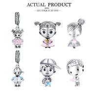 Colgante De Abeja WOSTU 925 Plata Esterlina Para Mujeres Niños Niñas Perros Joyería De Pulsera DIY Con Encanto De Cámara Café Mariposa - details 8
