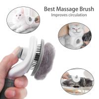 Cepillo De Aseo Para Mascotas Gato/Cachorro Herramienta De Peluquería Para Perros Desenredador De Pelo De Acero Inoxidable Accesorios Para Perros Y Gatos - details 2