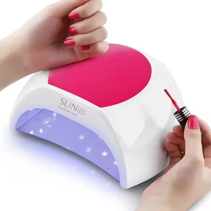 YIKOOLIN Lámpara LED UV Para Uñas 48W Secador Profesional De Lámpara UV Para Polvo De Uñas Con 4 Tiempos Y Sensor Automático Para Uso Doméstico Y Salon - 1