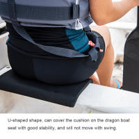 Almohadilla De Asiento Para Barco De Dragón U-Curva Absorción De Choque Color Sólido Funda Para Banca Máquina De Remo - details 2