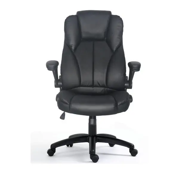 SILLA DE OFICINA ERGONOMICA EQUIP COLOR NEGRO RECUBRIMIENTO PU DE ALTA CALIDADDISEÑO ERGONOMICO - 1