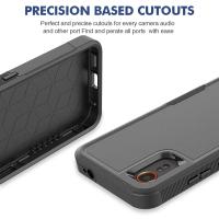 Funda De Armadura Doble Capa Para Samsung Galaxy X Cover 7/Xcover 7 TPU/PC Resistente Al Choque Antideslizante Protectora 2en1 - details 5