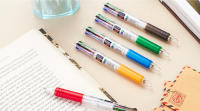 Set De 5 Bolígrafos Creativos Y Lindos En Colores Variados Plásticos Material Para Oficina Y Estudio Estilo Moderno - details 4