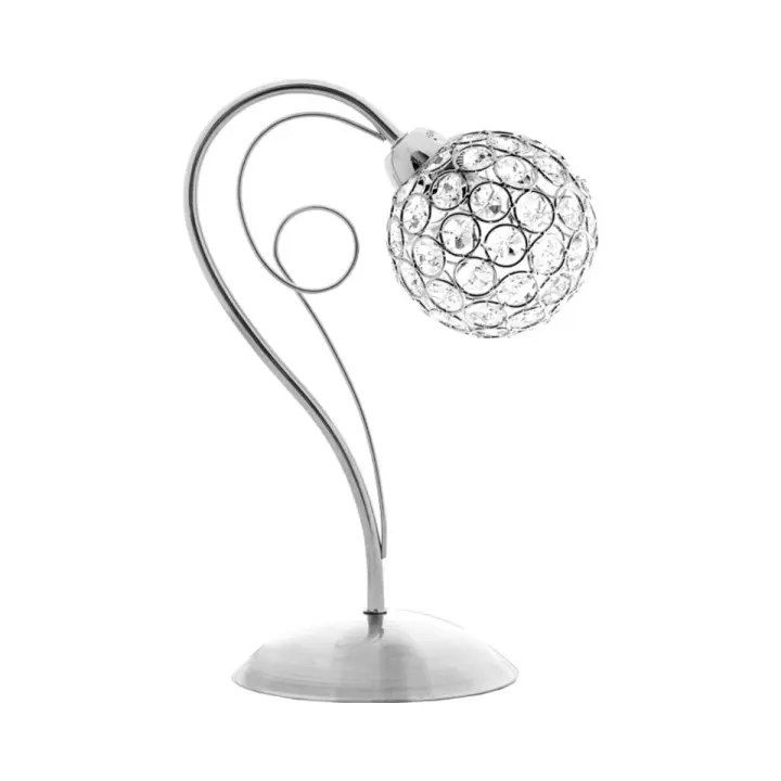 Lámpara de sobremesa Kegan Lumit 33W metal y cristal 33x23x13 cm - 1