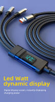 Cable De Carga Rápida 3 En 1 USB Tipo C Con Pantalla LCD Y Control De Potencia 120W Para iPhone14 Galaxy S24 Ultra Redmi POCO Por OOZCC - details 3