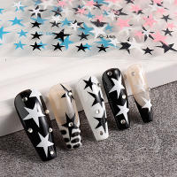 Pegatinas De Uñas 3D Estrella Y2K Para Mujeres Y Niñas Adhesivas Pentagrama Diseño De Uñas Decoración Para Manicura DIY Y Salón - details 3