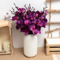 Bouquet Artificial De Magnolias De Alta Calidad Para Decoración De Hogar Fiesta Boda Navidad Flores Silken Accesorios De Fondo - details 4