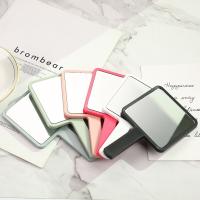 Espejo Compacto De Maquillaje Con Manija Y Logo Personalizado Para Extensiones De Pestañas Forma Cuadrada Para SPA Y Salones De Belleza - details 8