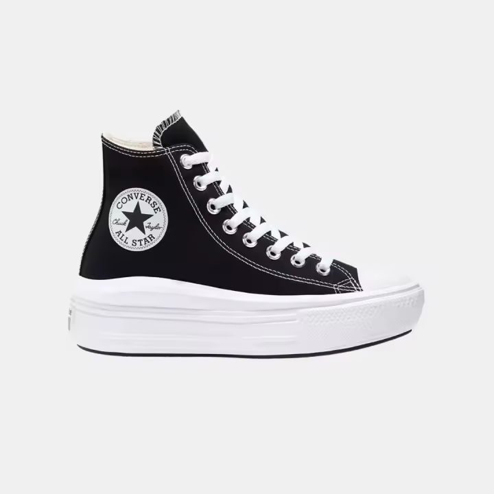 Converse Chuck Taylor All Star Move Hi Black - 1