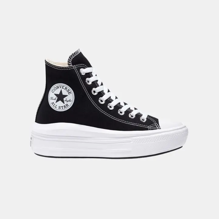 Converse Chuck Taylor All Star Move Hi Black - 1