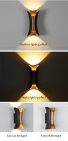 Lámpara De Pared LED Impermeable 10W Para Exterior E Interior Decoración De Jardín Y Porche Estilo Minimalista AC85-265V - details 9