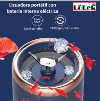 Lolek Licuadora Portátil Eléctrica Recargable 380ml Con Tapa para Taza - details 3