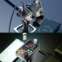 Cargador De Coche Bluetooth 5.0 Dual USB Tipo C Reproductor MP3 Transmisor FM Llamada Hands-free Luz Del Encendedor - details 12