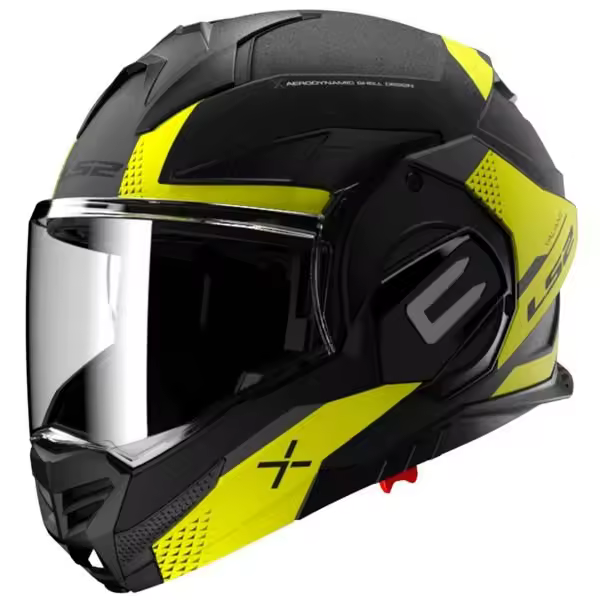CASCO Moto LS2 MODULAR FF901 ADVANT X OBLIVION NEGRO-AMARILLO TALLA M - 1
